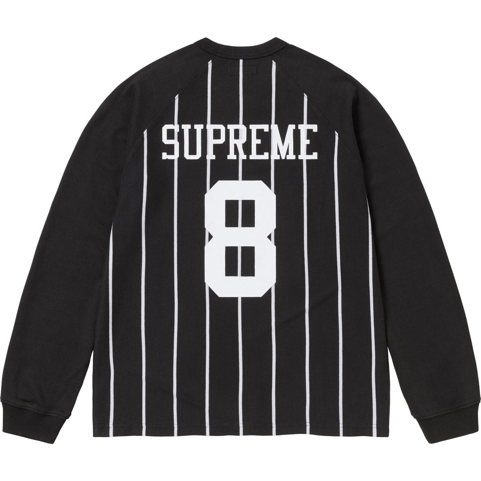 トップス Supreme Back Stripe Sweater Black XXL Supreme Back Stripe Sweater (FW24) - $158