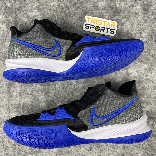 Nike Kyrie Low 4 TB Basketball Shoes Mens 11 Royal Black DA7803-005 Pre Owned