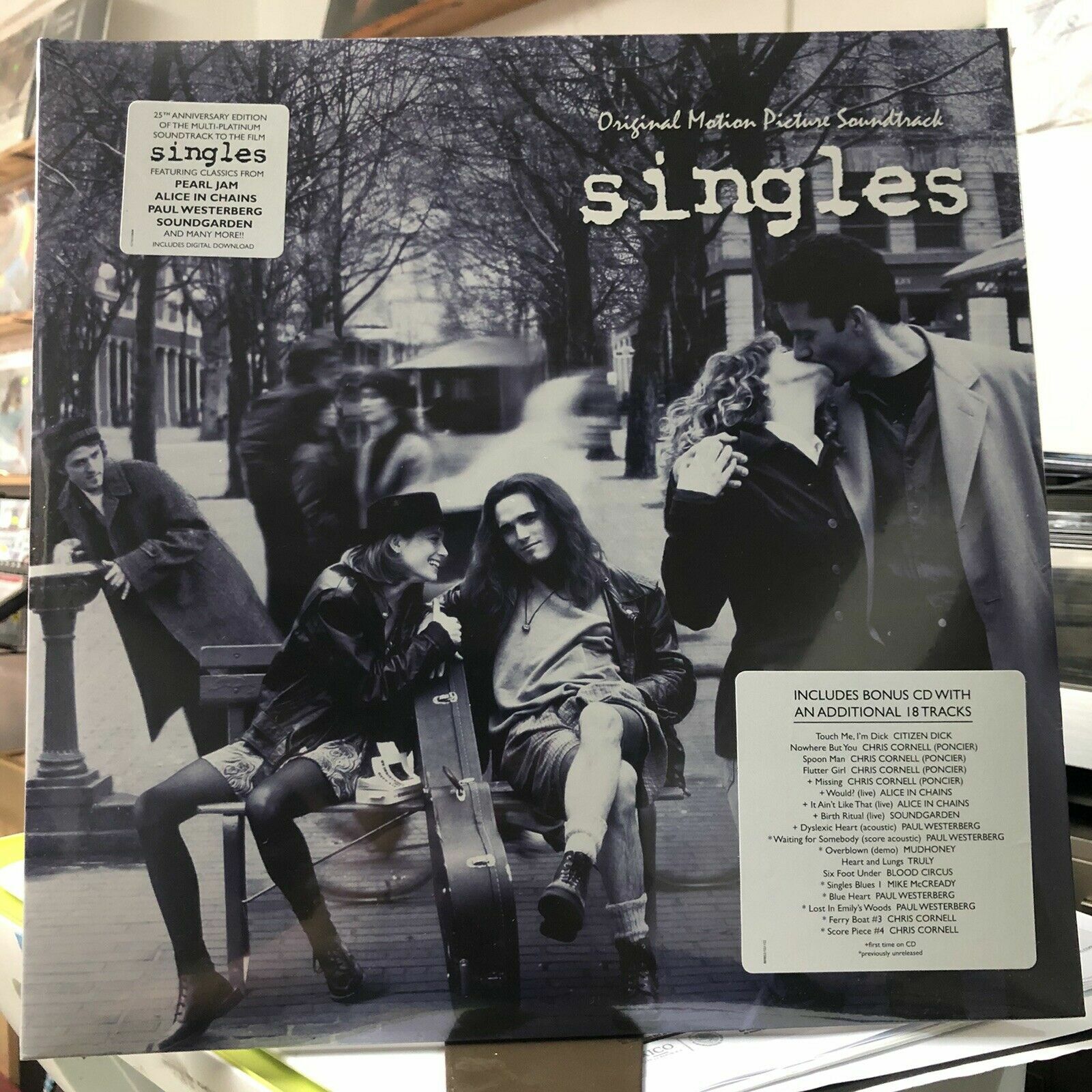 SINGLES Movie Soundtrack LP Vinyl Album OST GRUNGE Record Pearl Jam Soundgarden