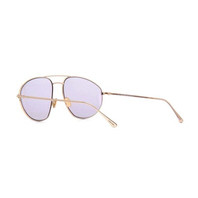 TOM FORD TOM FORD SUNGLASSES MEN WOMEN ROSE GOLD PILOT-AVIATOR GREY SMOKE FT0796 28A COBR