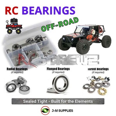 RCScrewZ Rubber Shielded Bearings czr005r for Cross RC UT-4 Rock Crawler | SET