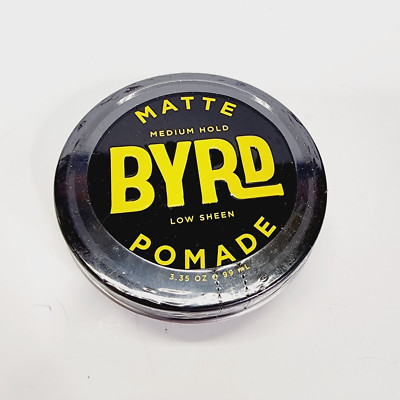 Byrd Pomade Medium Hold Low Sheen 3.35 oz. Sealed NEW
