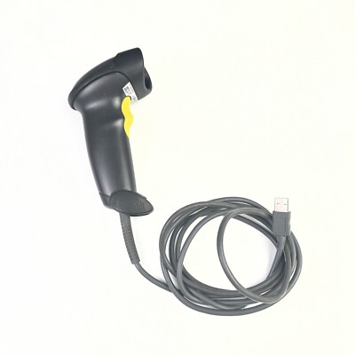 Symbol LS2208 Black Handheld USB Laser Barcode POS Scanner with 6-FT USB Cable