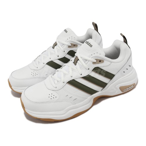 

adidas Strutter Cloud White Olive Strata Gum Мужские кроссовки для кросс-тренинга HQ1827, Белый, Strutter