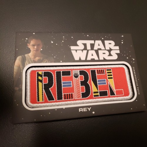 2019 Topps REY Jumbo Patch Card Star Wars The Rise of