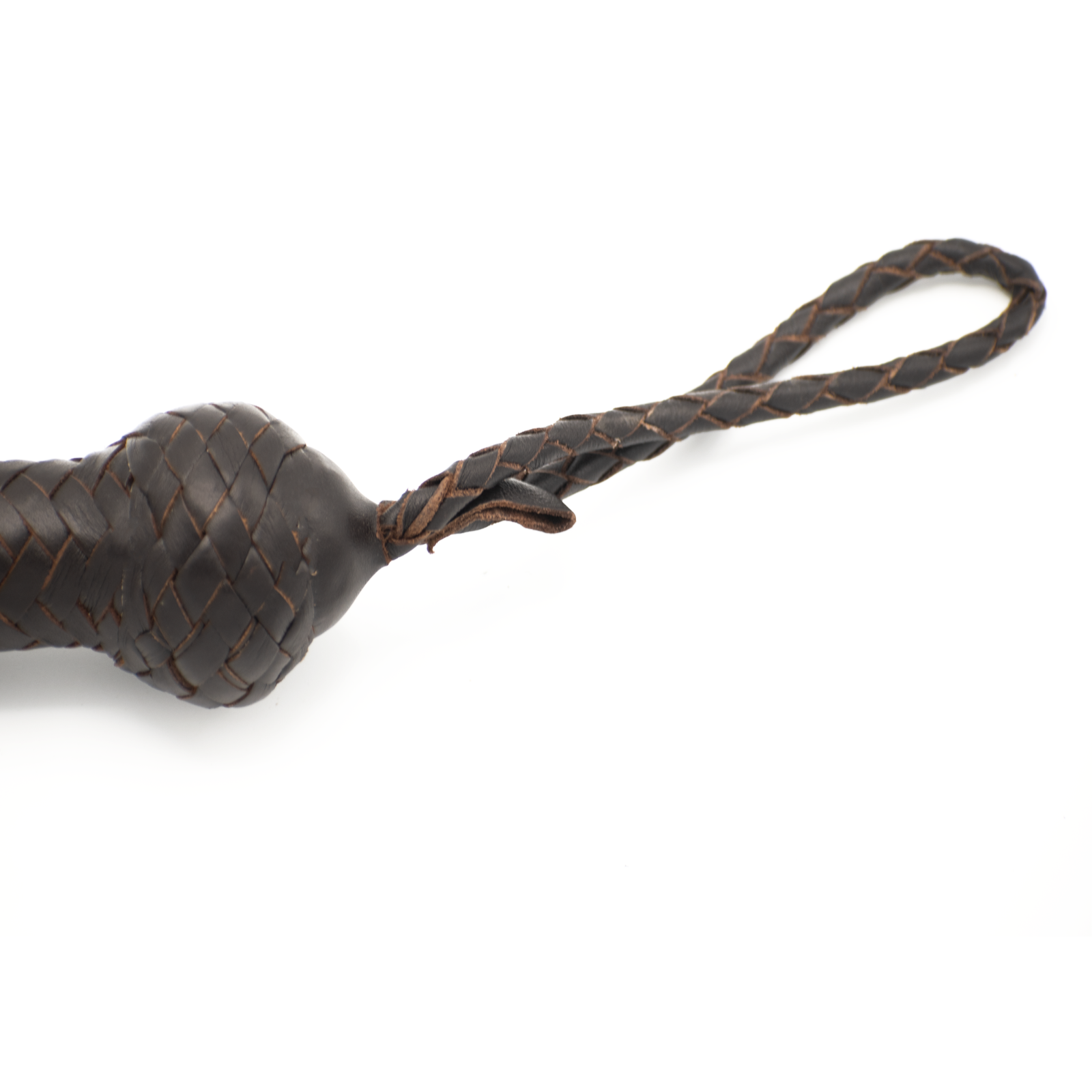 Single Tail Snake Bullwhip 3 Feet Long 16 Plaits Real Leather Dragon Whip