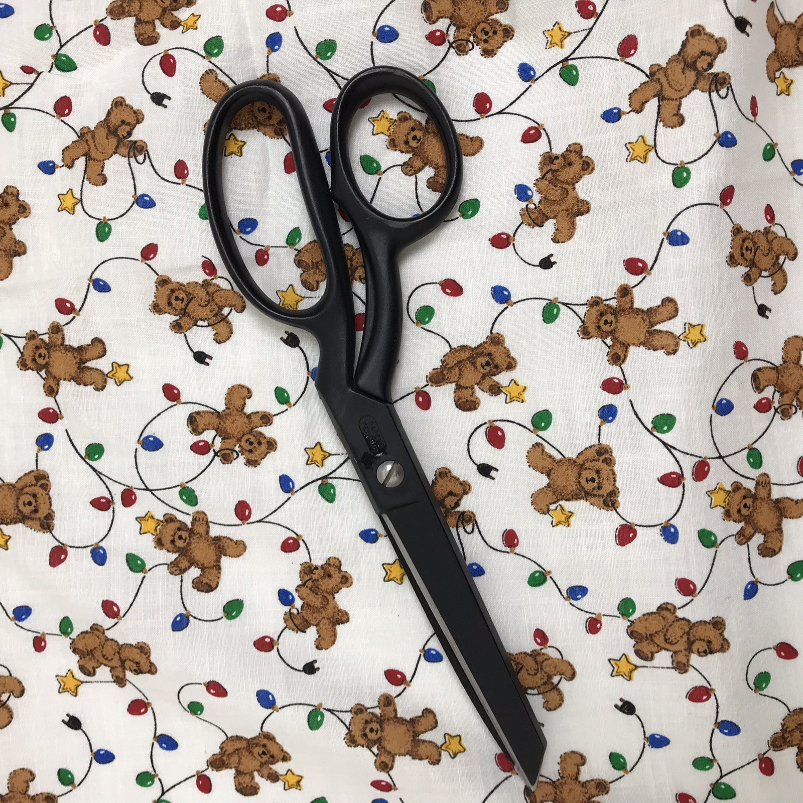 Teddy Bears And Christmas Lights Fabric,Cranston,3.75Yards,Quilters Cotton,Child