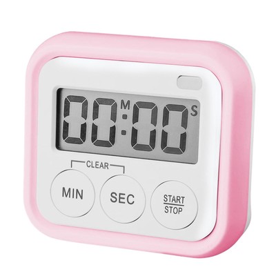 Wall Digital LCD Kitchen Egg Cooking Timer with Flashing Light School Countdown 