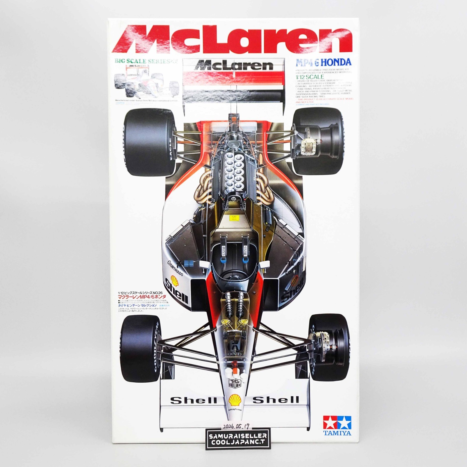 TAMIYA コレクタークラブ　McLaren MP4/6　セナ　1/20 TAMIYA コレクタークラブ McLaren MP4/6 セナ 1/20 タミヤ1/20