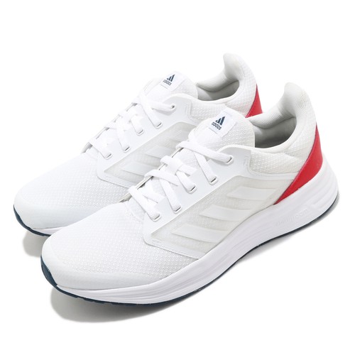 

adidas Galaxy 5 White Red Cloudfoam Мужская повседневная обувь для бега Кроссовки FY6719, Белый, Galaxy 5