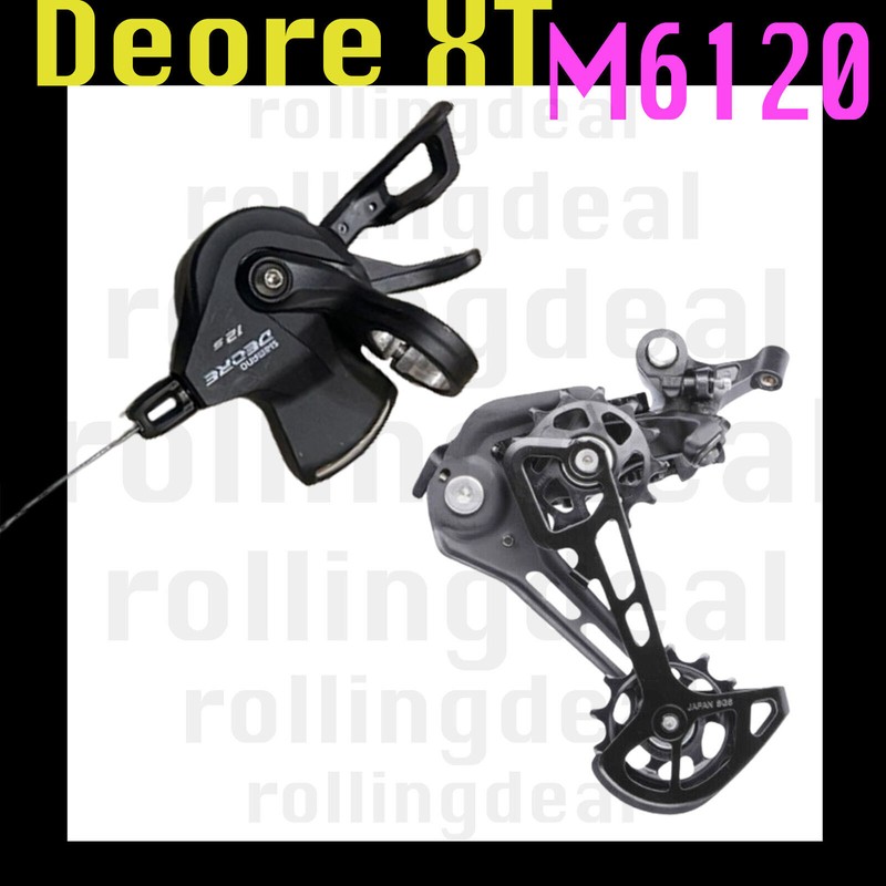 Shimano Deore XT M6100 12 Spd Groupset w/ FC-M6120 Trail & Enduro 6pcs