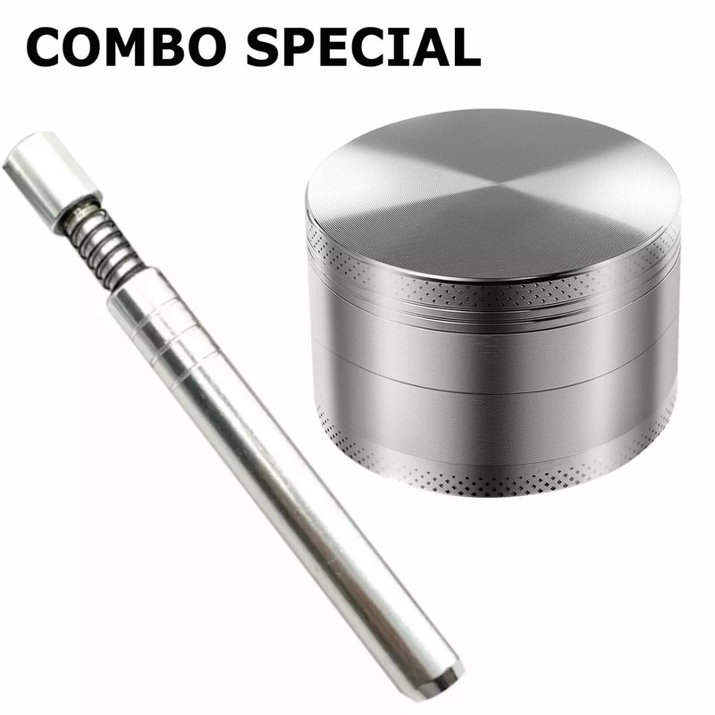5 PCS Herb Tobacco Grinder Spice Herbal Metal Smoke Crusher
