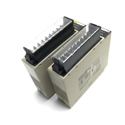 Lot of 2 Omron C200H-OD212 Sysmac PLC Output Module, 16-Point, 24VDC, 0.3A/Point