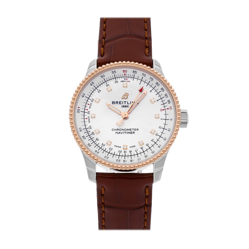 Breitling Navitimer Automatic Steel Diamonds Ladies Watch U17395211A1P2