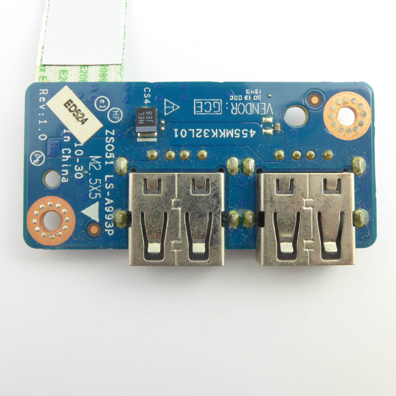 HP / Compaq 15-h 15-h004sg USB Port  Buchse Schnittstelle Board 15-h039sg