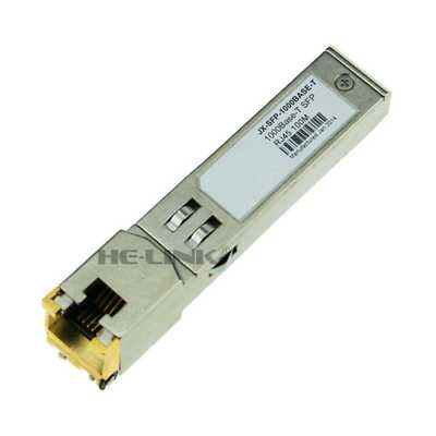 JX-SFP-1000BASE-T Juniper Networks Compatible 1000BASE-T RJ-45 100m Transceiver