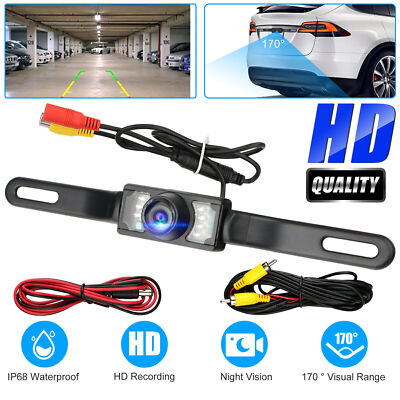 Parking Reverse Back Up Camera Waterproof Cmos 7led