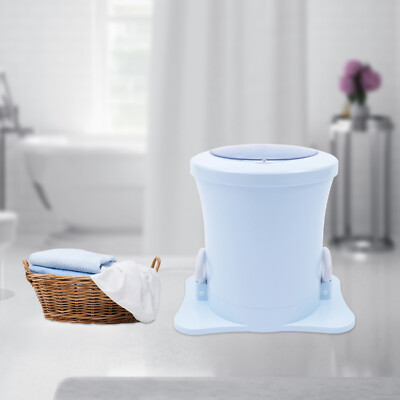 Manual Clothes Dryer Machine Portable Compact Laundry Dewater Transparent Cover