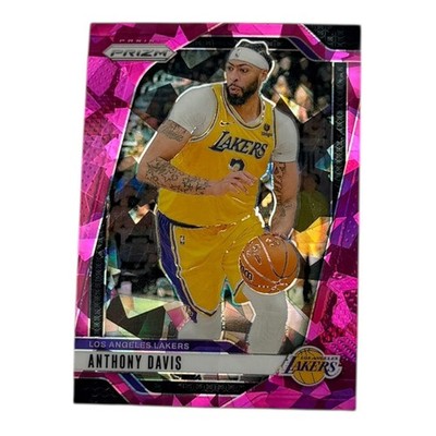 2024-25 Panini Prizm Anthony Davis Pink Ice Prizm Refractor #195 Lakers NBA Card