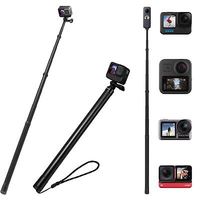 TELESIN Ultra Long Selfie Stick Compatible with GoPro Hero12/11/10/9/8/Max/7/...