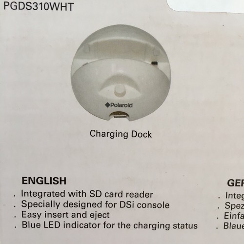 Polaroid Multimedia Dock Nintendo DSi Compatible -- NEW SEALED