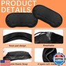 40 Pcs Eye Mask Sleep Masks Bulk Blindfolds for Team Building Party Games with Nose Pad and Adjustable Strap for Women Men 4 Layers Black Blindfold Sleeping Mask