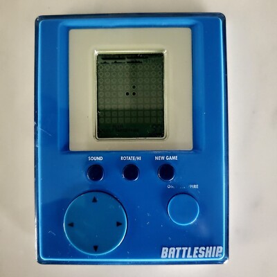 Battleship Handheld Electronic Game - 2007 - Hasbro - Tested & Working