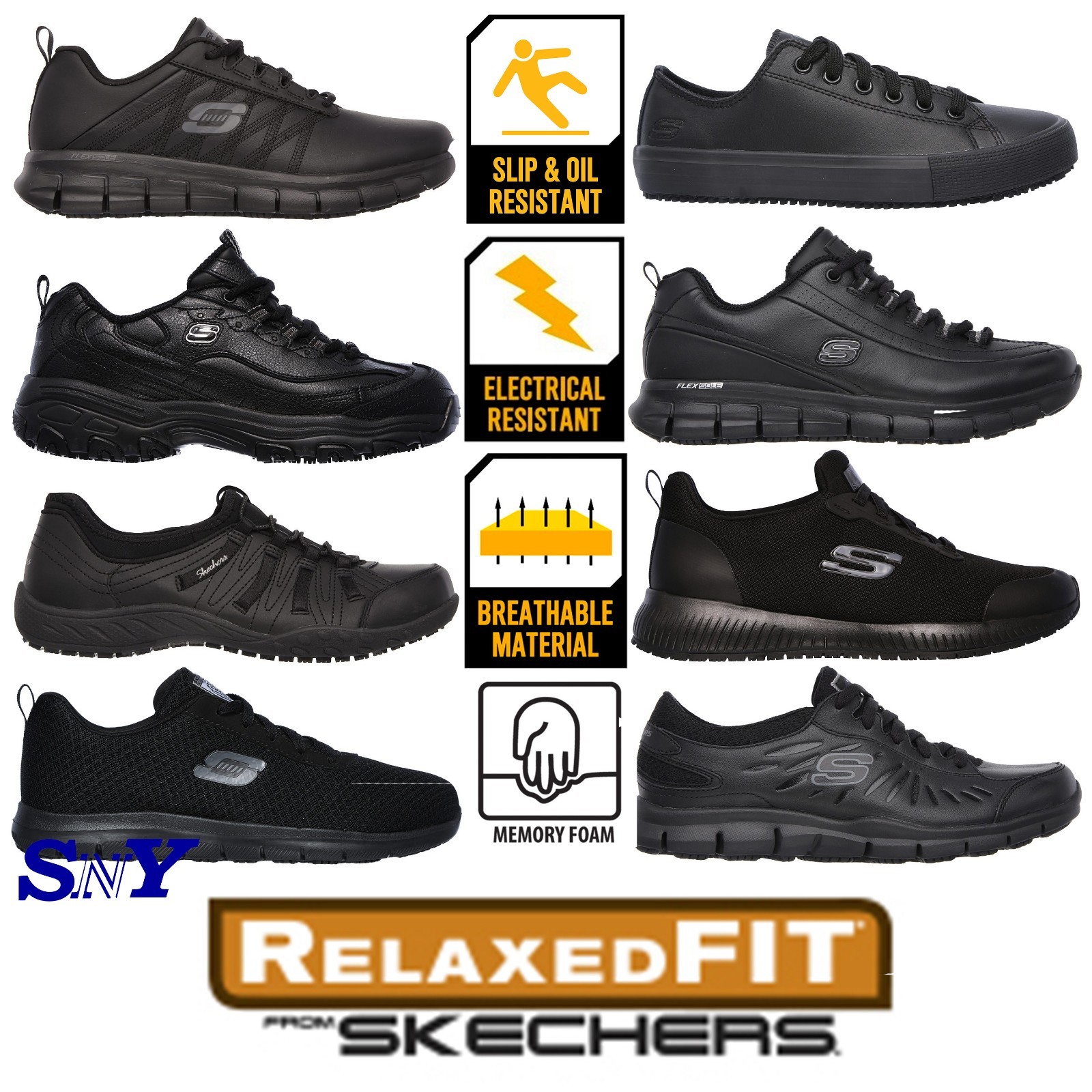 womens skechers work caviar ii sr