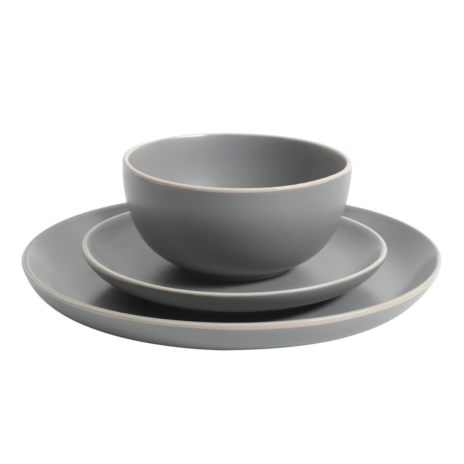 12-Piece Dinnerware Set Dishwasher Microwave Safe Dinner Service Set Plates Set