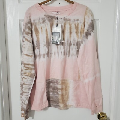 NWT John Elliott Reconstructed Tie Dye Long Sleeve Shirt Size 1(S)
