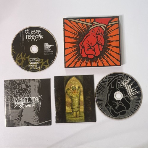 Metallica - St. Anger (CD + DVD, 2003, 2-Disc) Booklet Japan