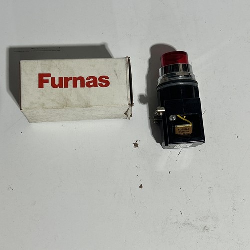 Siemens 52PA4G2 120V Chrome Metal Body Red Lens 30mm