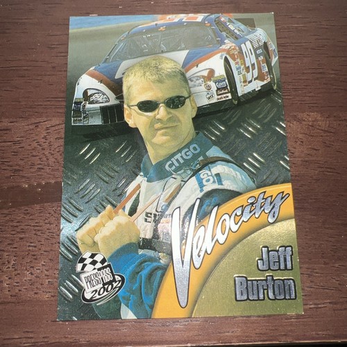 2002 Press Pass NASCAR Racing Velocity #VL1 Jeff Burton