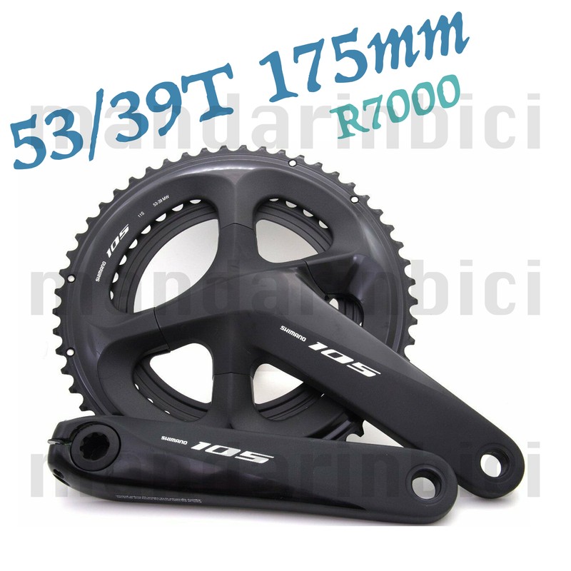NEW Shimano 105 FC-R7000 2x11spd 53/39T 175mm Crankset Hollowtech II Road Bike