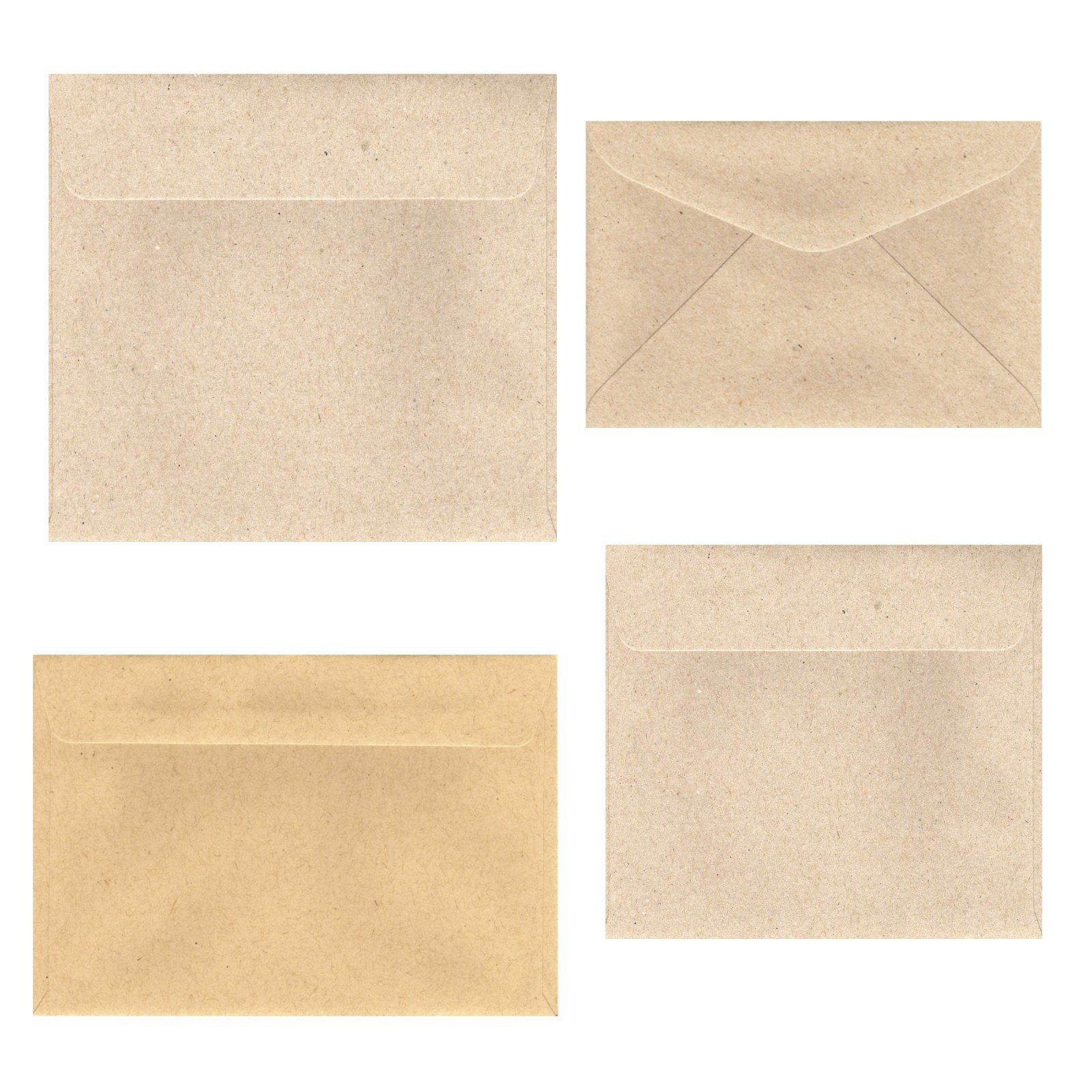 Kraft Brown Envelopes (20) 5x7 130x180 C6 160Sq 130Sq C5 Large Recycled