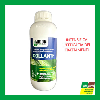 COLLANTE MIDORI 1LT CONCIME INORGANICO CON MICROELEMENTI EFFICACIA TRATTAMENTI