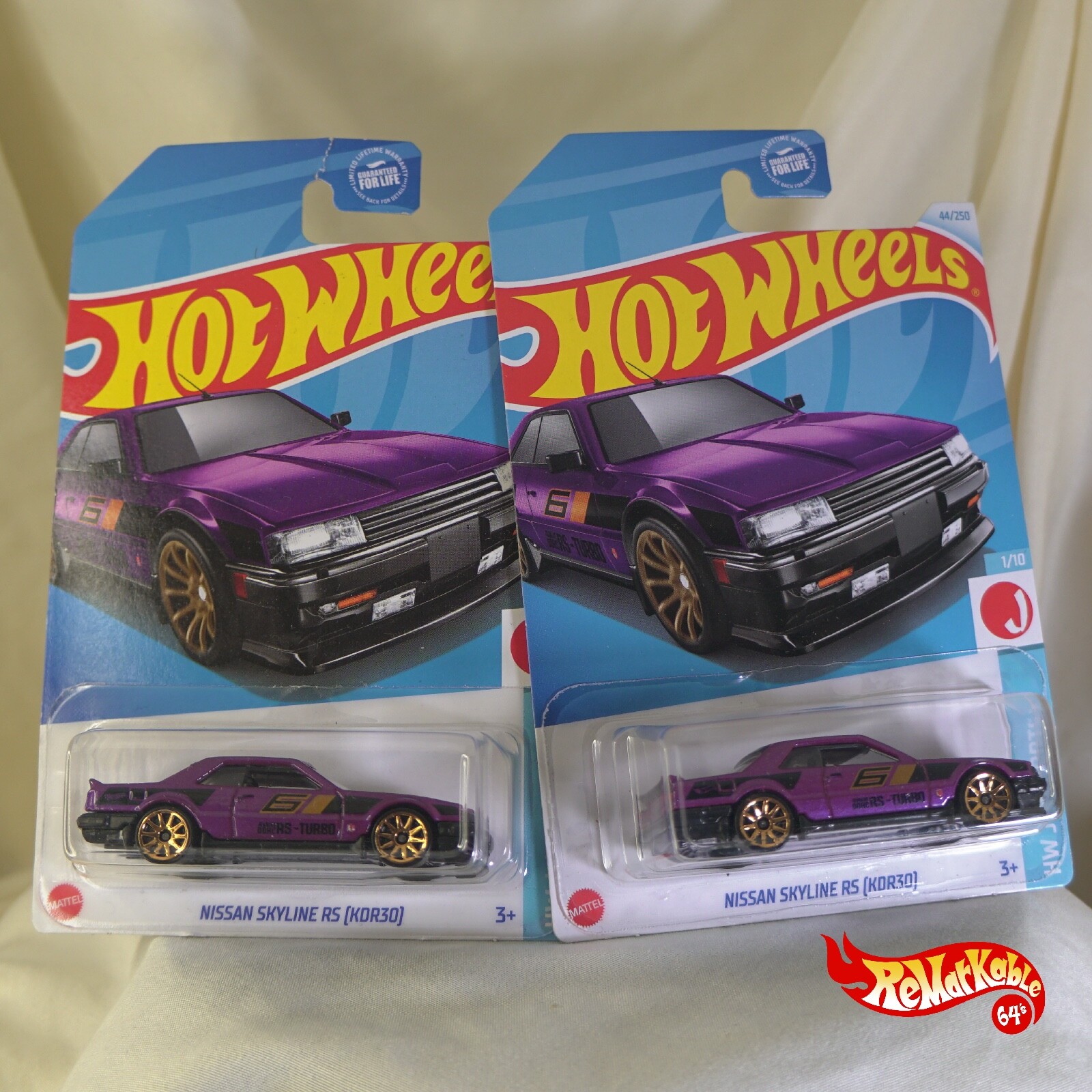 Set of 2* 2024 Hot Wheels Metalflake Plum Nissan Skyline RS