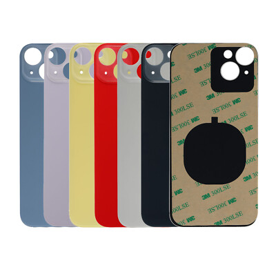 Back Glass Big Hole For iPhone 15 Pro Max XR SE XS Max 11 12 13 Mini 14 Plus Lot