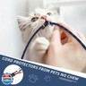 Expandable Braided Sleeving, PET Automotive Wire Loom, Flexible Cable Management for Audio Video and Other Home Device, Cord Protector from Pets (Black Blue, 1/2