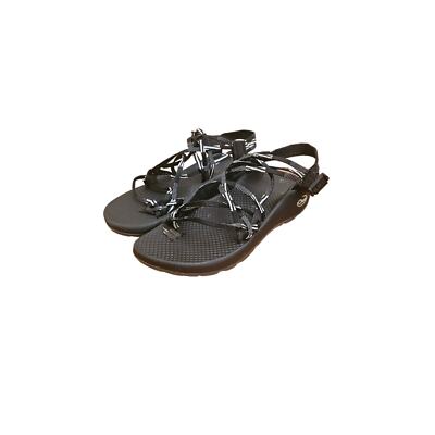 ☆チャップ☆ Chaco ZX/3 Classic Strappy Scatter Black/White Sandals (J106592