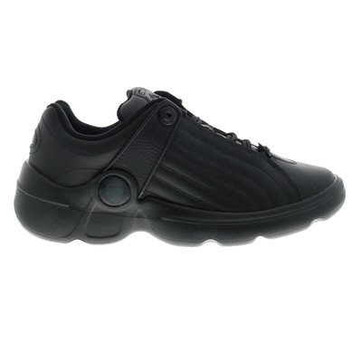 

K-Swiss Chilton 00406-001-M Мужские Черные Кожаные Кроссовки На Шнуровке Lifestyle Обувь, Черный, K-Swiss Chilton