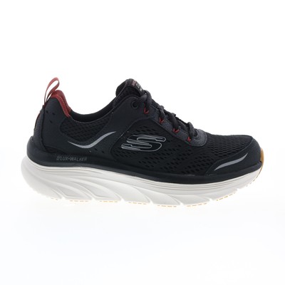 

Skechers DLux Walker 232044 Мужские черные кожаные кроссовки Lifestyle, Черный, Skechers D'Lux Walker