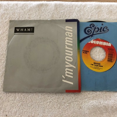 45 RPM & Slv MY#PS08 Wham George Michael I m Your Man / Do It Right instr.