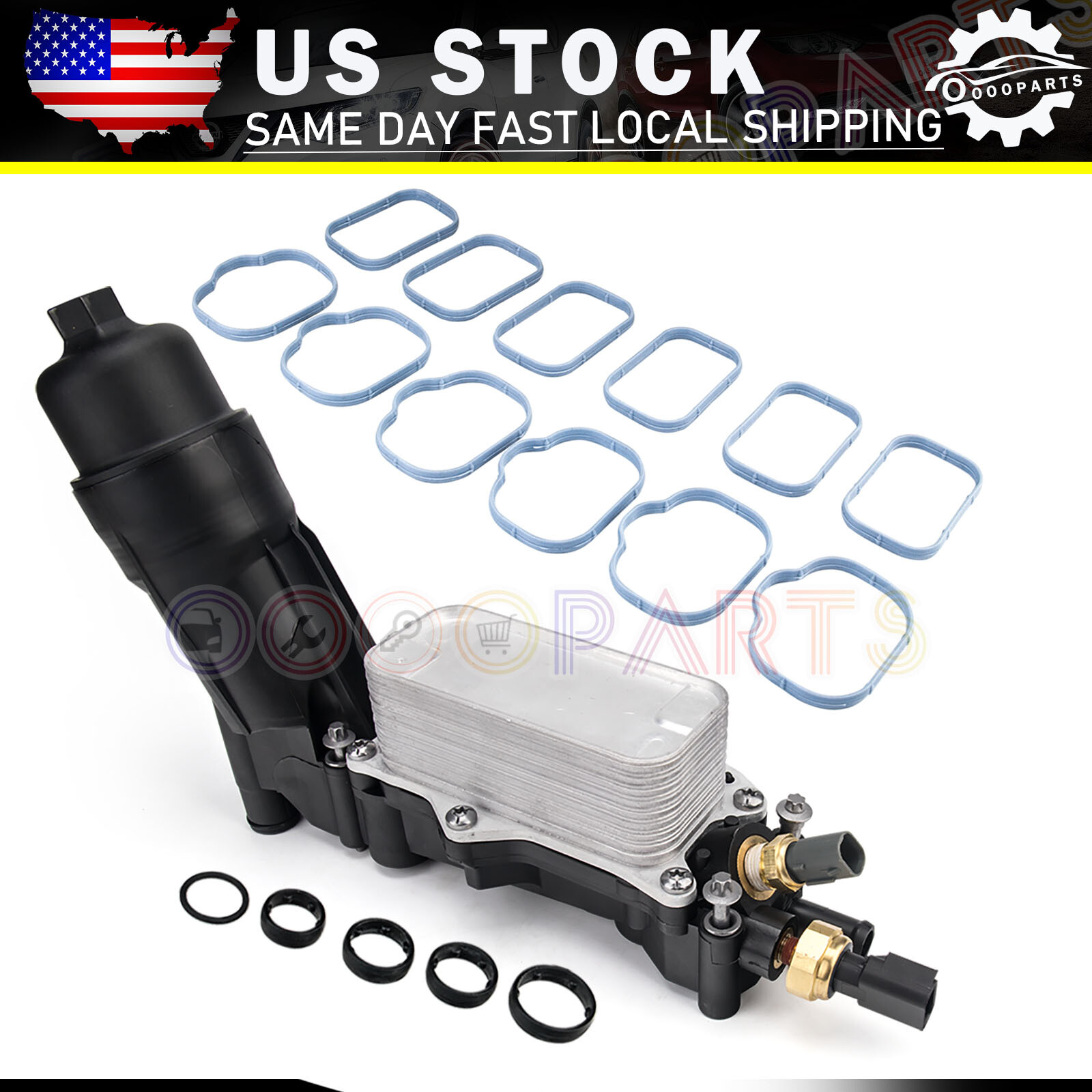 Housing W/ Gaskets For 14-18 Jeep Grand Cherokee 3.6l 3.2l V6
