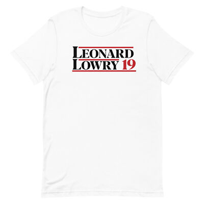 KAWHI LEONARD & KYLE LOWRY Toronto Basketball  T-SHIRT Retro 2019 Presidential