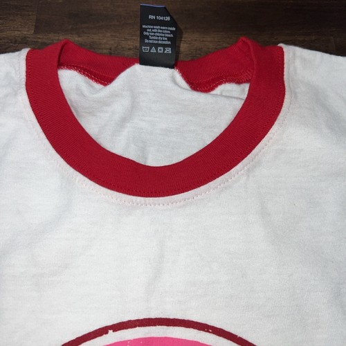 RARE Kennywood Amusement Park MEDIUM Ringer Tee RIDES RIDES RIDES VTG Inspired