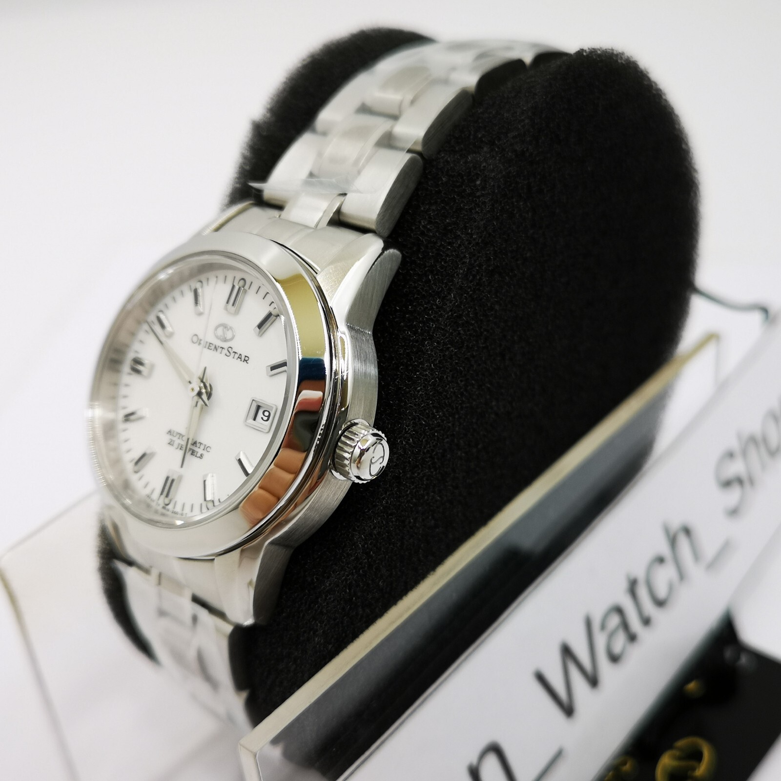 Pre-owned Orient Star Standard Wz0391nr White Silver Automatic Women's Watch In Box