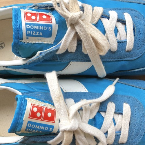 Vintage 80s Dominos Waffle Shoes Nike 90s 70s Rare Mens 9.5 Pizza