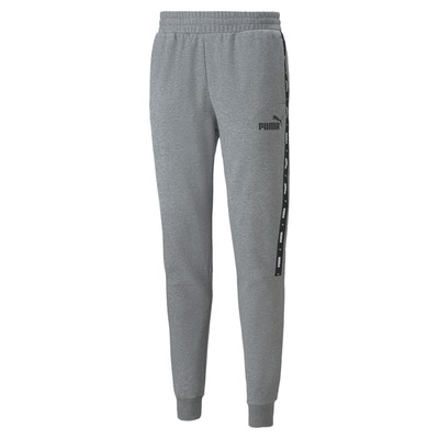 

Мужские спортивные штаны Puma Medium Grey Heather ESS+ Tape —, Gray/black/white