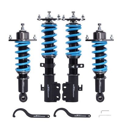 24-fach einstellbare Dämpferkraft Gewindefedersatz for Toyota Corolla E130 03-08